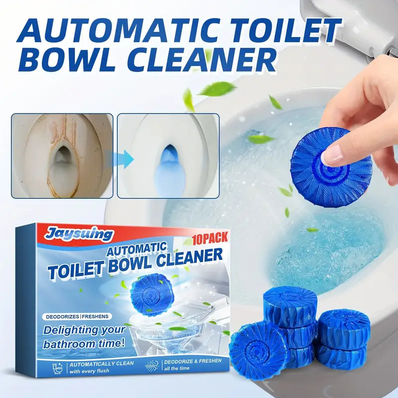 Toilet Cleaning Tablet-Toilet Deodorizer Bathroom Cleaner Tablet Pack of 1 (10pc)