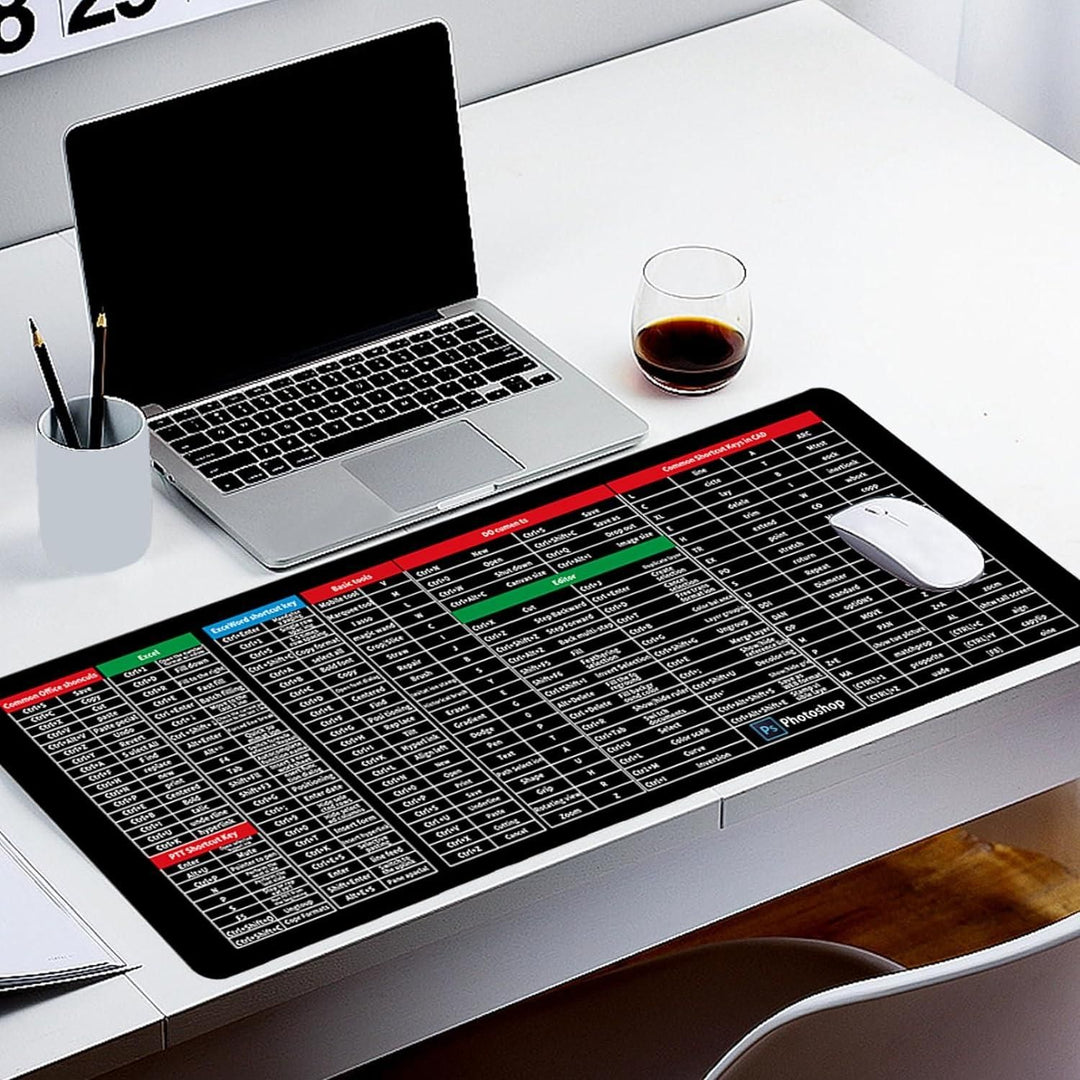 Anti-slip Keyboard Pad with Shortcut Key Patterns | Limited Period Offer