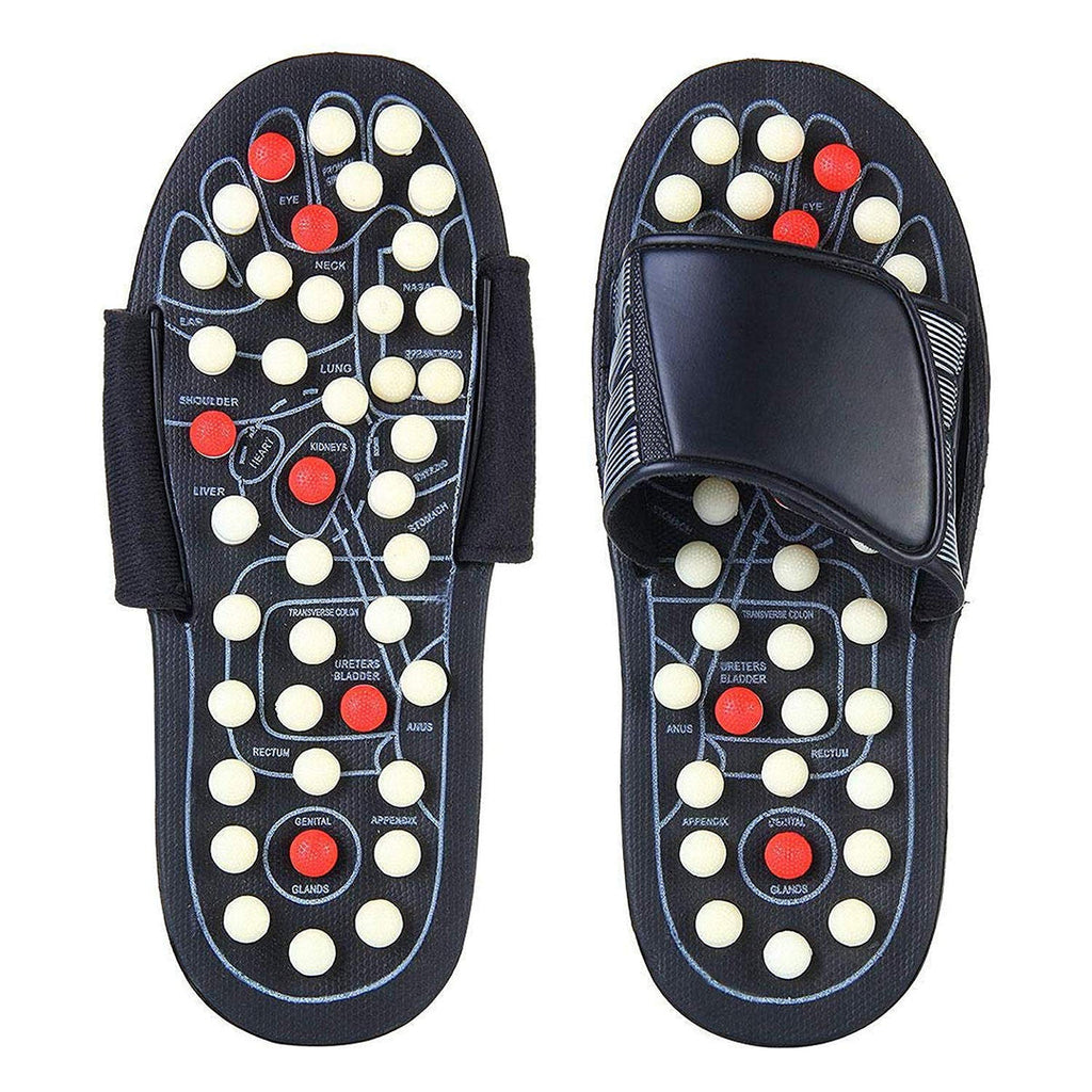 Acupressure and Magnetic Therapy Paduka Slippers for Full Body Blood Circulation For Men and Women