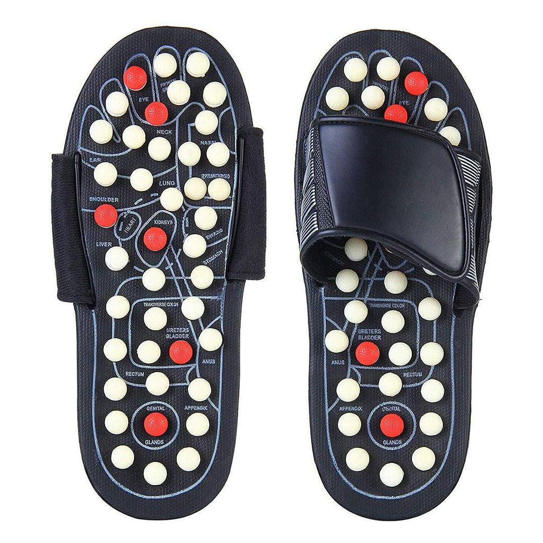 Acupressure and Magnetic Therapy Paduka Slippers for Full Body Blood Circulation For Men and Women